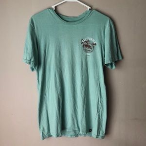 Rip Curl teal shortsleeve tshirt size small